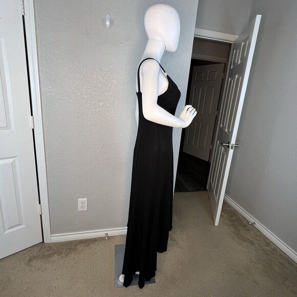 Vintage Bebe Size M Gown Sleeveless Fairy Grunge High Low Gown 90s Y2K - Picture 6 of 10